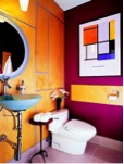 Colors in the bathroom